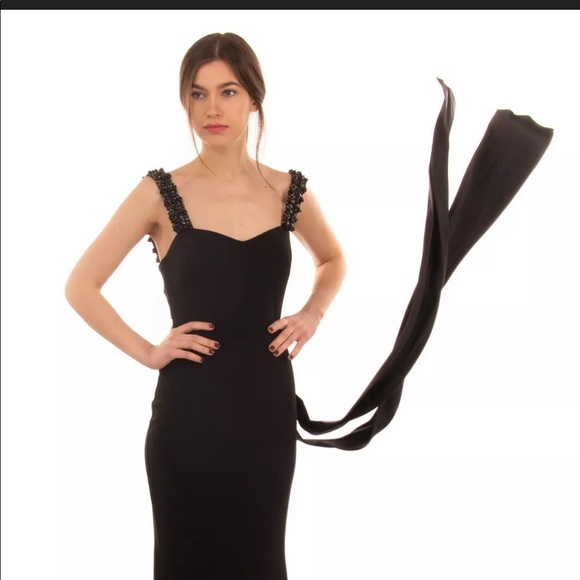 Badgley Mischka trumpet gown - Picture 4 of 11